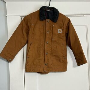 Carhartt Boys Chore Jacket Tan Small 7-8